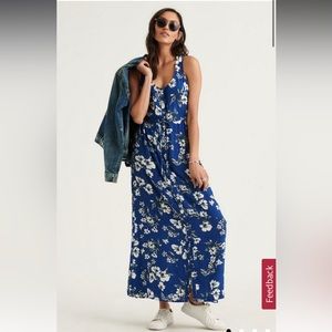 Lucky Brand Size Small Floral Button-down Maxi